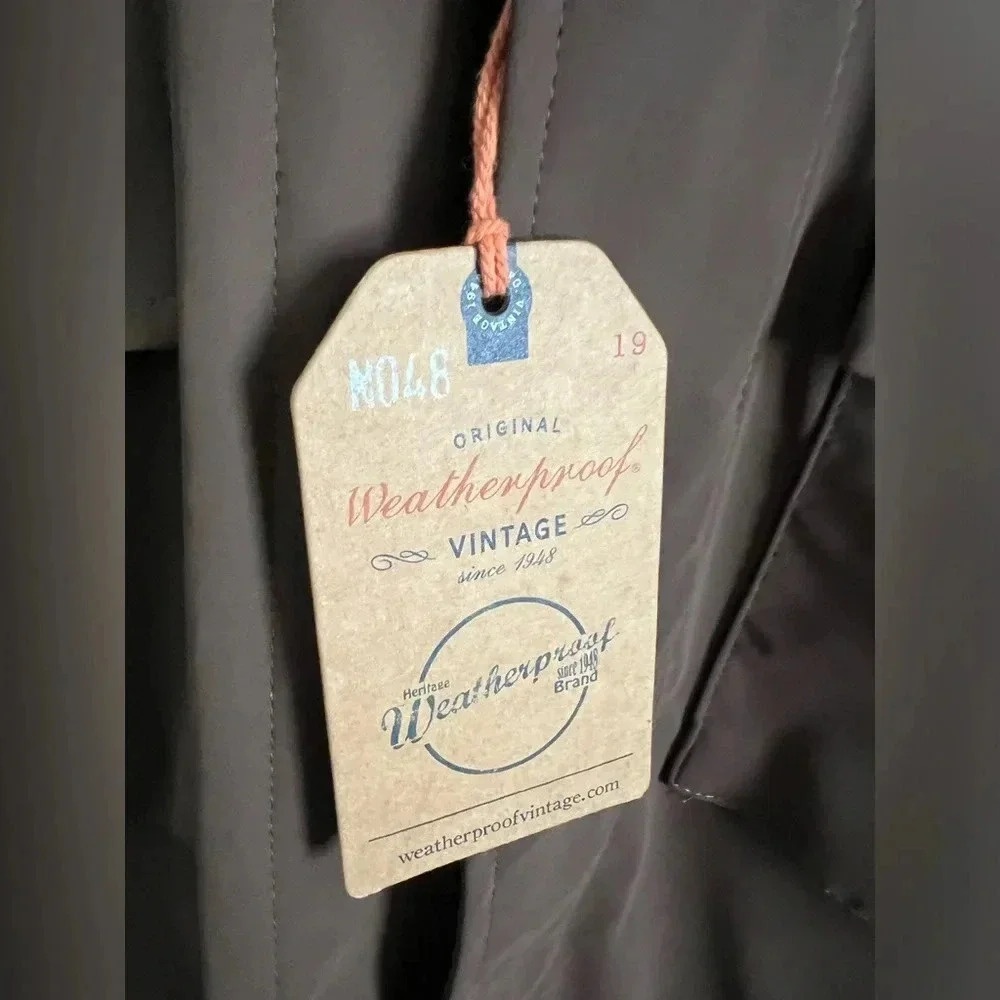 Weatherproof Vintage Brown Jacket with Pockets Size Large Men - Picture 9 of 10